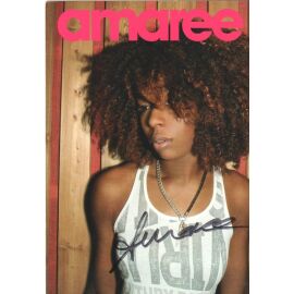 Autogramm Pop (UK) | AMAREE | 2010er (Portrait Color Chet)
