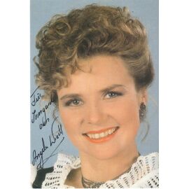 Autogramm Volksmusik | Angela WIEDL | 1995 (Portrait Color Biller)