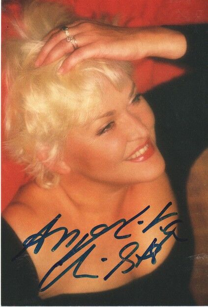Autogramm Schlager | Angelika MILSTER | 1994 "Ich Liebe Dich" (Portrait Color White)