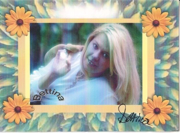 Autogramm Schlager | BETTINA | 1980er (Portrait Color)