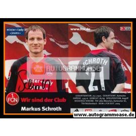 Autogramm Fussball | 1. FC Nürnberg | 2005 | Markus SCHROTH