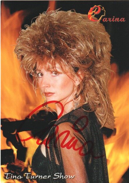 Autogramm Pop | CARINA | 2000er (Portrait Color) Tina Turner