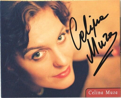 Autogramm Chanson | Celina MUZA | 2000er (Portrait Color) Broschüre