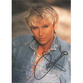 Autogramm Schlager | Claudia JUNG | 1990er (Portrait Color MAGO)