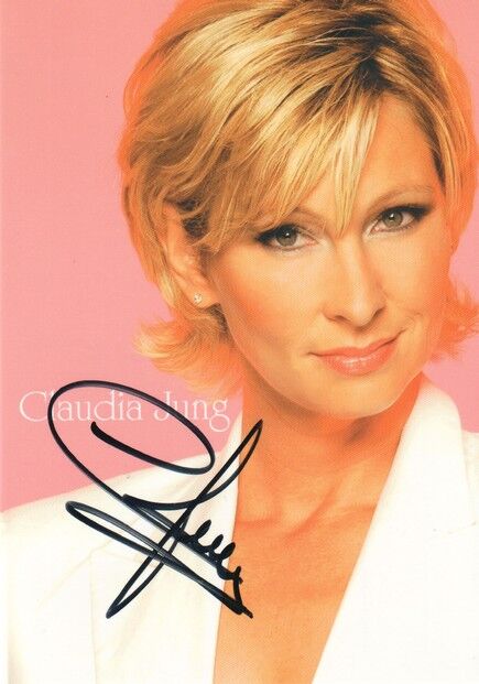 Autogramm Schlager | Claudia JUNG | 2001 "Nicht Vernünftig" (Portrait Color Koch)