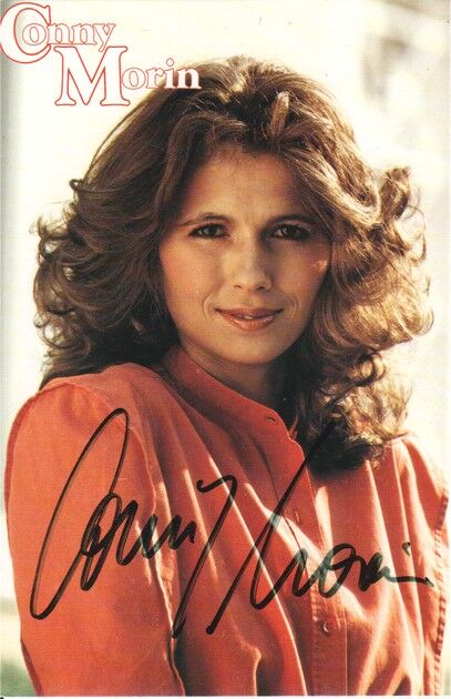 Autogramm Schlager | Conny MORIN | 1982 "Tausend Bunte Träume" (Portrait Color Teldec)
