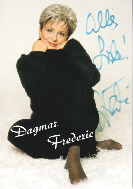 Autogramm Schlager | Dagmar FREDERIC | 2000er (Portrait Color) Kowalski 1