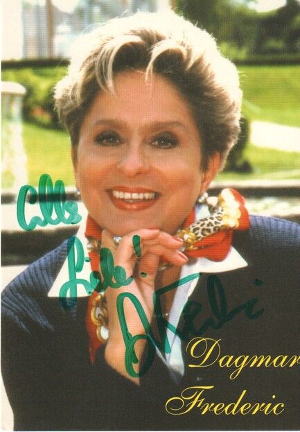 Autogramm Schlager | Dagmar FREDERIC | 2000er (Portrait Color) Wendel