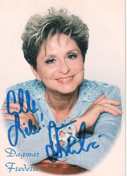Autogramm Schlager | Dagmar FREDERIC | 2000er (Portrait Color) Kowalski 2