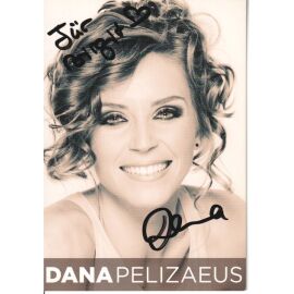 Autogramm Schlager | Dana PELIZAEUS | 2018 "Haut" (Portrait Color) Strauss