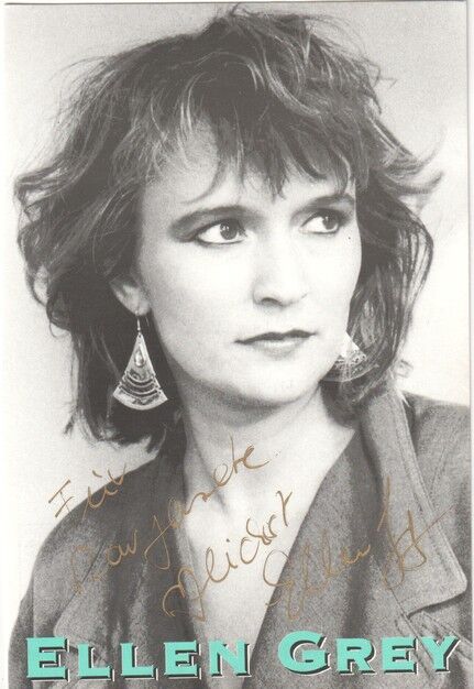 Autogramm Schlager | Elke MARTENS | 1994 (Portrait SW KT)