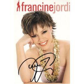 Autogramm Schlager | Francine JORDI | 2005 "Halt Mich" (Portrait Color Koch)