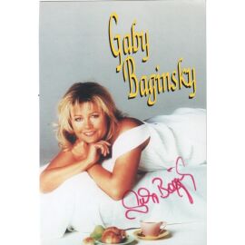 Autogramm Schlager | Gaby BAGINSKY | 1996 "Typisch" (Portrait Color DA)