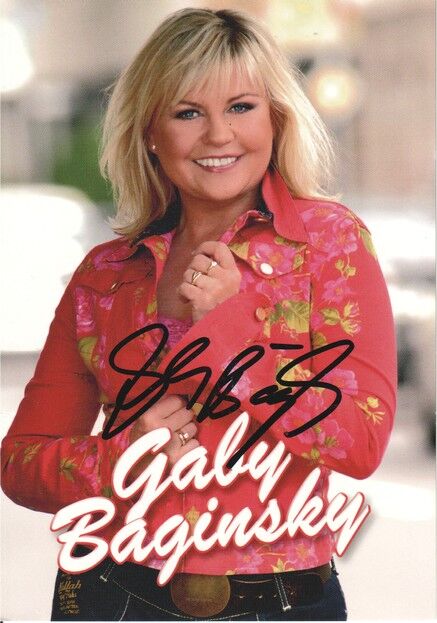 Autogramm Schlager | Gaby BAGINSKY | 2010 "Ich Will Kein Engel Sein" (Portrait Color DA)