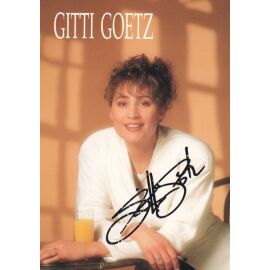 Autogramm Volksmusik | Gitti GOETZ | 1993 "Die Brücke Zum Glück" (Portrait Color Activ) 2