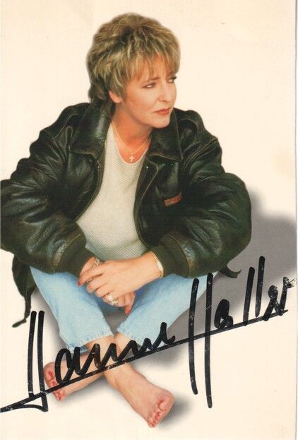 Autogramm Schlager | Hanne HALLER | 1996 "Verdammt Ehrlich" (Portrait Color BMG)