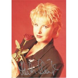 Autogramm Schlager | Heike SCHÄFER | 1990er (Portrait Color)