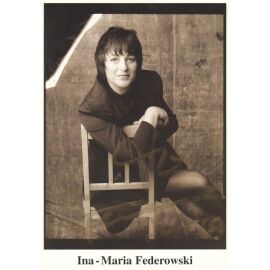 Autogramm Schlager | Ina-Maria FEDEROWSKI | 2001 (Portrait SW Böhme)