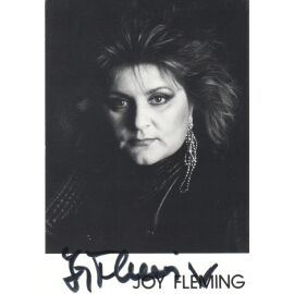 Autogramm Schlager | Joy FLEMING | 1991 "Mit Meinen Augen" (Portrait SW RÖMO)