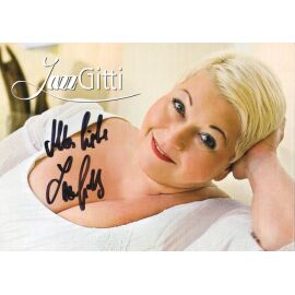 Autogramm Schlager | JAZZ GITTI | 2007 "Ob Heit ..." (Portrait Color)