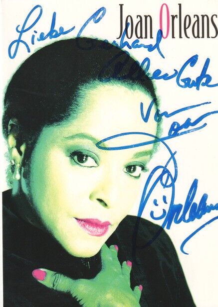 Autogramm Pop (USA) | Joan ORLEANS | 1999 "Mathalia Jackson" (Portrait Color BMG)