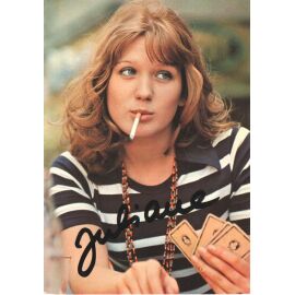 Autogramm Pop | Juliane WERDING | 1975 "Wenn Du Denkst" (Portrait Color Hansa)