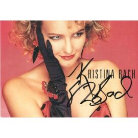 Autogramm Schlager | Kristina BACH | 1993 "Caballero" (Portrait Color Dino)
