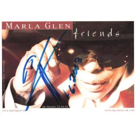 Autogramm Rock (USA) | Marla GLEN | 2003 "Friends" (Portrait Color) Schönebaum