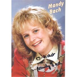 Autogramm Schlager | Mandy BACH | 2000 "Die Strasse Tanzt" (Portrait Color) KINDERSTAR