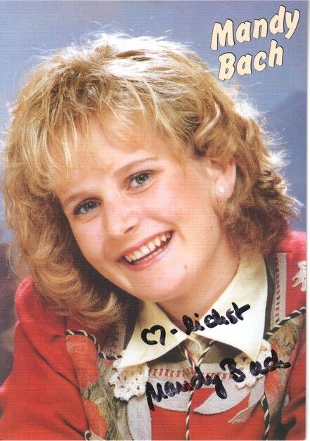 Autogramm Schlager | Mandy BACH | 2000 "Die Strasse Tanzt" (Portrait Color) KINDERSTAR