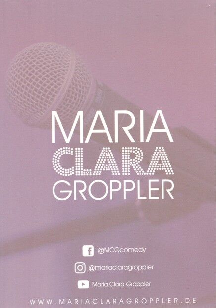 Autogramm Comedy | Maria Clara GROPPLER | 2020er (Portrait Color)