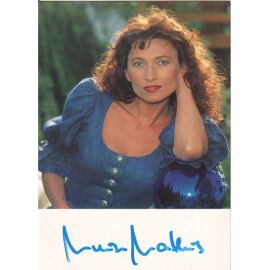 Autogramm Volksmusik | Maria MATHIS | 1994 "Lebe Wohl Papa" (Portrait Color) Zichy