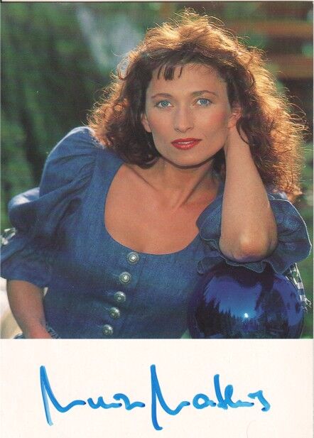 Autogramm Volksmusik | Maria MATHIS | 1994 "Lebe Wohl Papa" (Portrait Color) Zichy