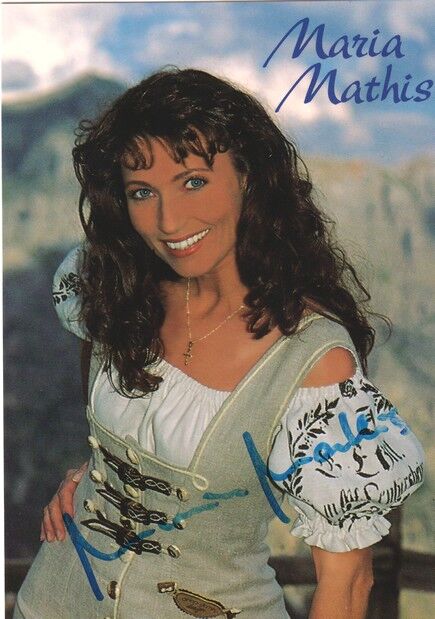 Autogramm Volksmusik | Maria MATHIS | 2000er (Portrait Color HMC) Diskografie