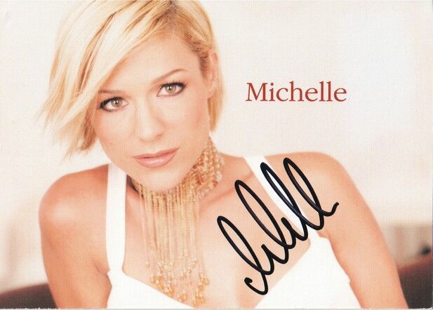 Autogramm Schlager | MICHELLE | 2003 "Rouge" (Portrait Color EMI) Tour