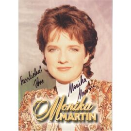 Autogramm Schlager | Monika MARTIN | 1997 "Immer Nur Sehnsucht" (Portrait Color Koch)