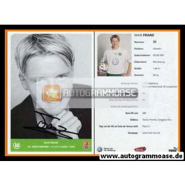 Autogramm Fussball | VfL Wolfsburg | 2003 | Maik FRANZ
