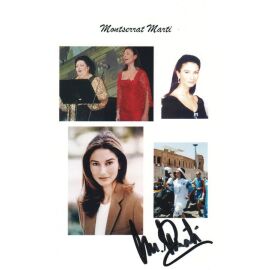 Autogramm Klassik (ESP) | Montserrat MARTI | 2000er Foto (Collage Color)