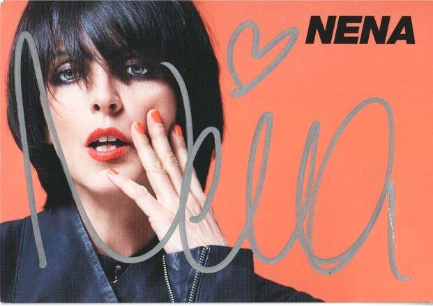 Autogramm Rock | NENA | 2015 "Oldschool" (Portrait Color)