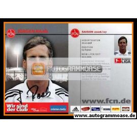 Autogramm Fussball | 1. FC Nürnberg | 2006 | Jürgen RAAB