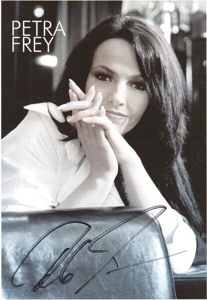 Autogramm Schlager | Petra FREY | 2008 "Selbstbewusst" (Portrait Color DA)