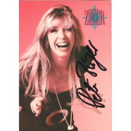Autogramm Rock | Petra ZIEGER | 1992 "Lust" (Portrait Color Polydor)