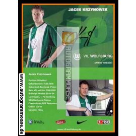 Autogramm Fussball | VfL Wolfsburg | 2006 | Jacek KRZYNOWEK