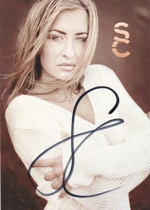 Autogramm Pop | Sarah CONNOR | 2002 "Unbelievable" (Portrait SW X-Cell)