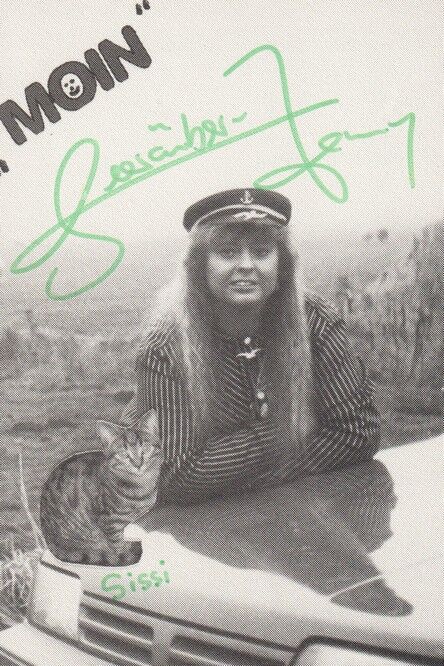 Autogramm Mundart | SEERÄUBER-JENNY | 1980er "Moin" (Portrait SW HDN) 3