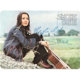 Autogramm Schlager | Simone DREXEL | 1974 "Heut Nur Heut" (Portrait Color Philips)