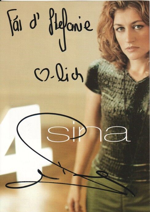 Autogramm Schlager | SINA | 1999 "Sina 4" (Portrait Color)