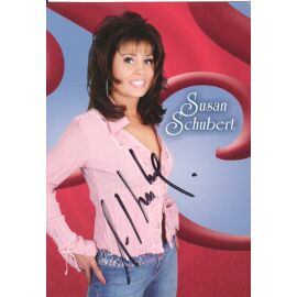 Autogramm Schlager | Susan SCHUBERT | 2010er (Portrait Color Nessie)