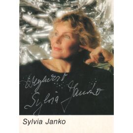 Autogramm Schlager | Sylvia JANKO | 1990er (Portrait Color)