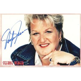 Autogramm Rock | Stefanie WERGER | 1996 "Ganz Nah Live" (Portrait Color)
